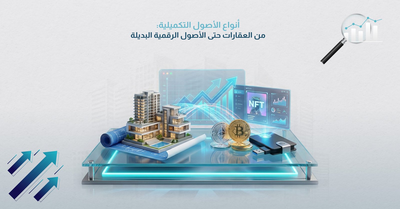 أنواع الأصول التكميلية: من العقارات حتى الأصول الرقمية البديلة