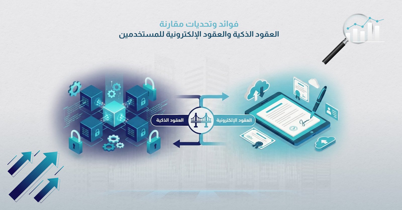 فوائد وتحديات مقارنة العقود الذكية والعقود الإلكترونية للمستثمرين