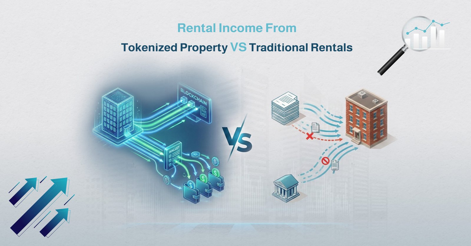 Rental Income From Tokenized property vs traditional rental